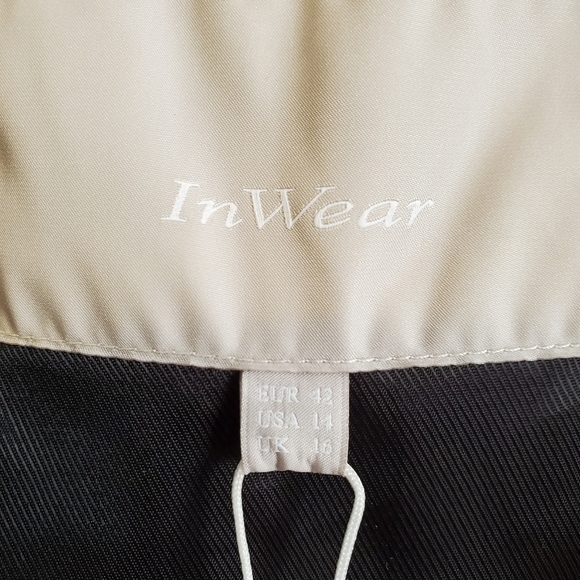 In Wear "Bernice Waistcoat" - White smoke faux fur long vest Size 42/USA 14 - Picture 5 of 9